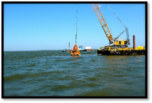James River crossing project infrastructure