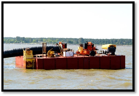 James River crossing project infrastructure