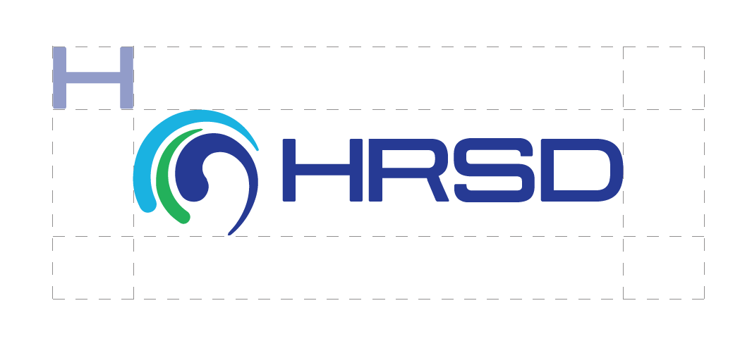HRSD Logo Minimum Clear Area